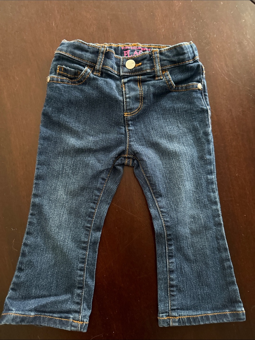 The Children's Place Dark Blue Denim Jeans for Kids